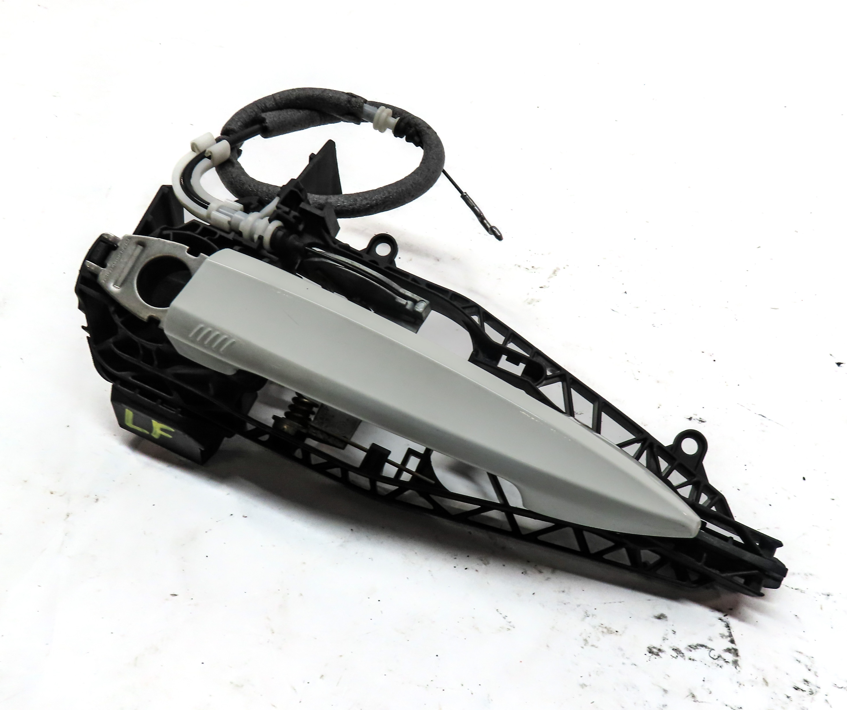 14-21 BMW X1 X2 X5 X6 (F15 F16 F39 F48) FRONT LEFT COMFORT DOOR HANDLE (White) — exact item pictured